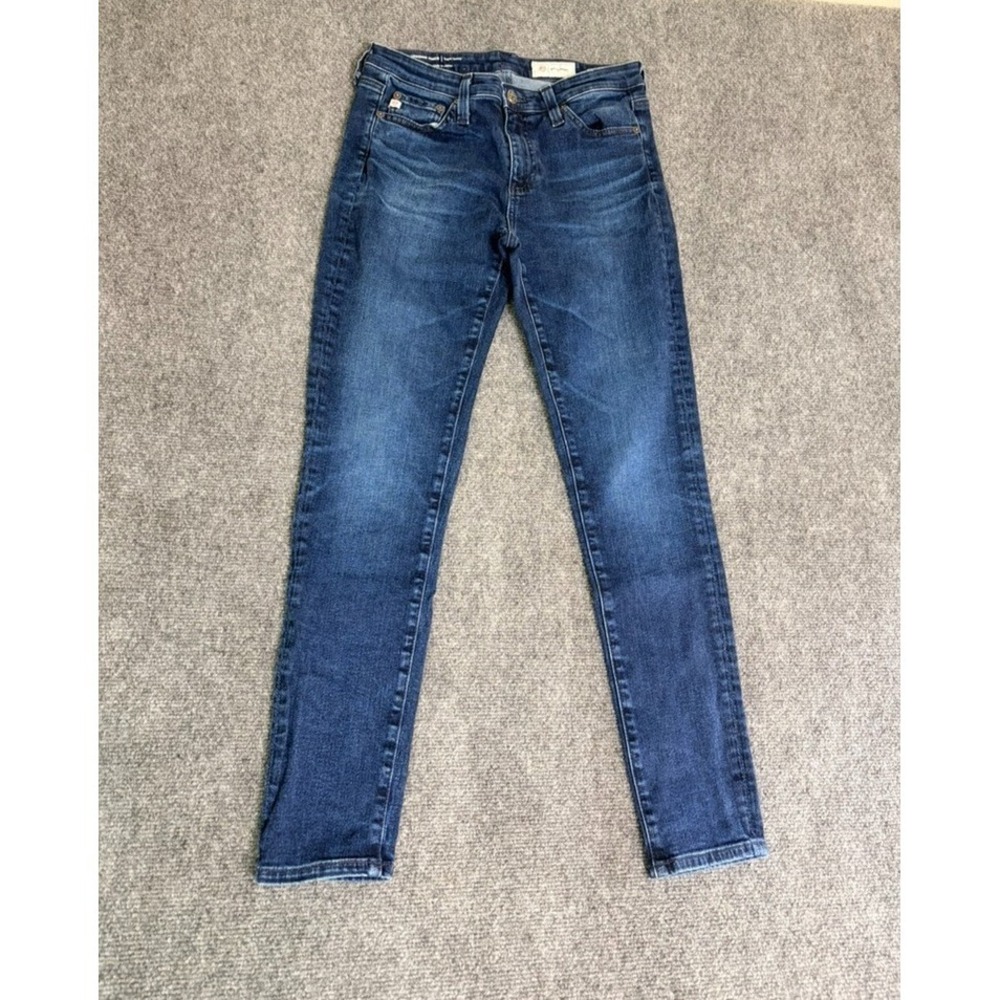 AG-ED Adriano Goldschmied Legging Ankle Jeans Women Blue Super Skinny Size 27